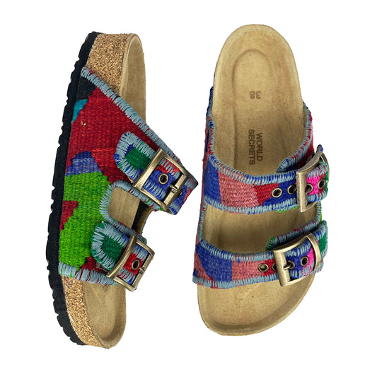 Ocean - UK 5 Kilim Sandals