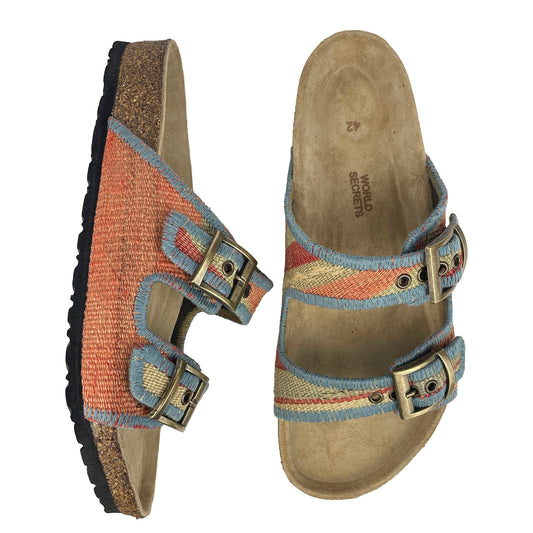 Peach - UK 9 Kilim Sandals