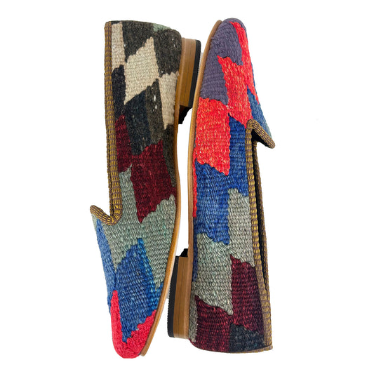 Denim - UK 8 Ladies Kilim Shoe