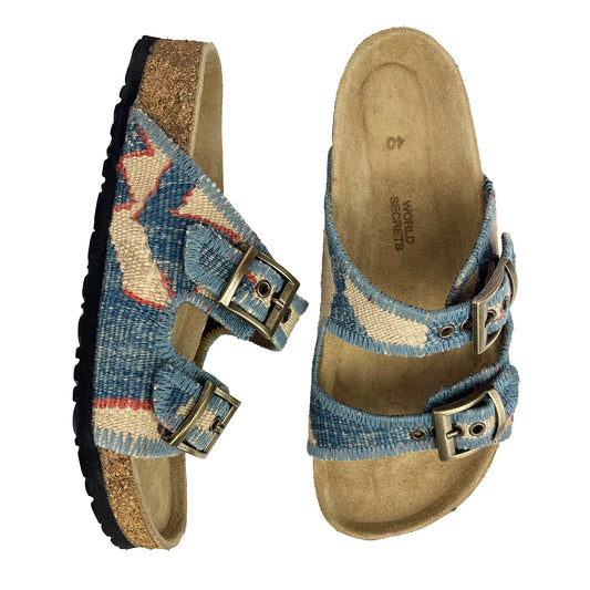 Wave - UK 7 Kilim Sandals