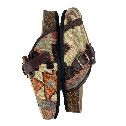 Pine - UK 5 Ladies Carpet Clog