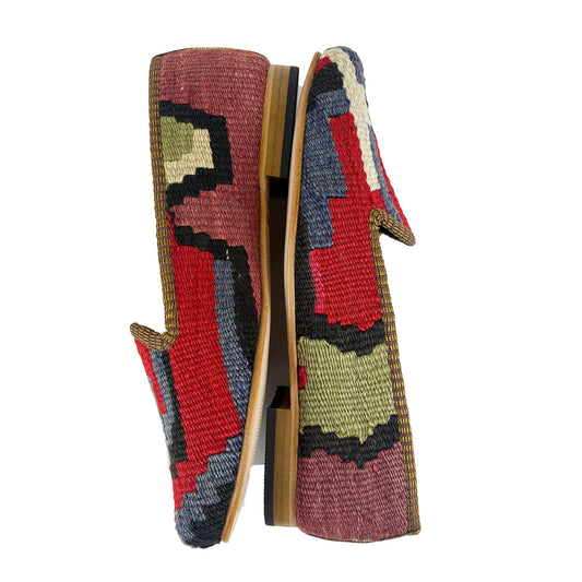 Denim - UK 4 Ladies Kilim Shoe