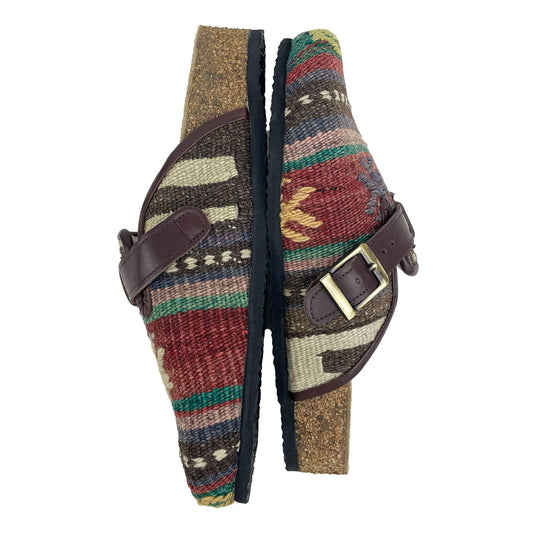 Brick - UK 6 Ladies Carpet Clog