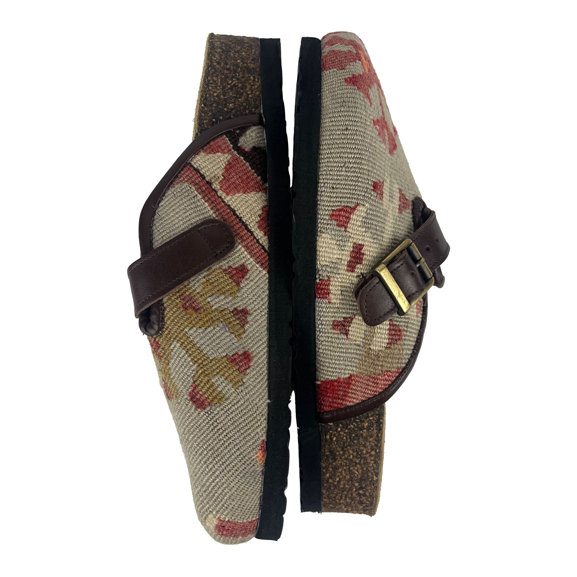 Brick - UK 6 Ladies Carpet Clog