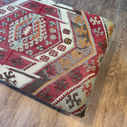 Sage - Kilim Magazine Stool