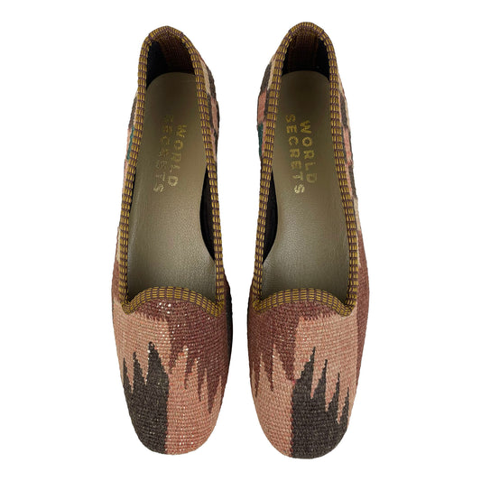 Tile - UK 5 Ladies Kilim Shoe