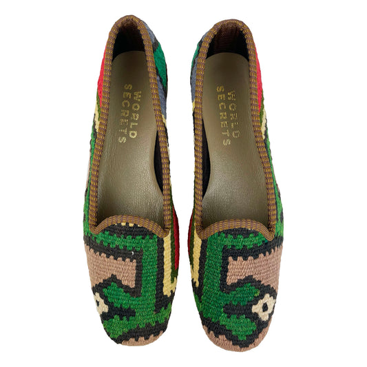 Puzzle - UK 6 Ladies Kilim Shoe