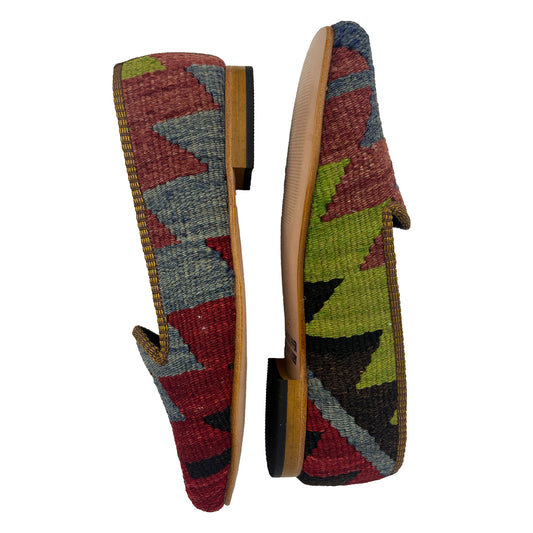 Maroon - UK 7 Ladies Kilim Shoe