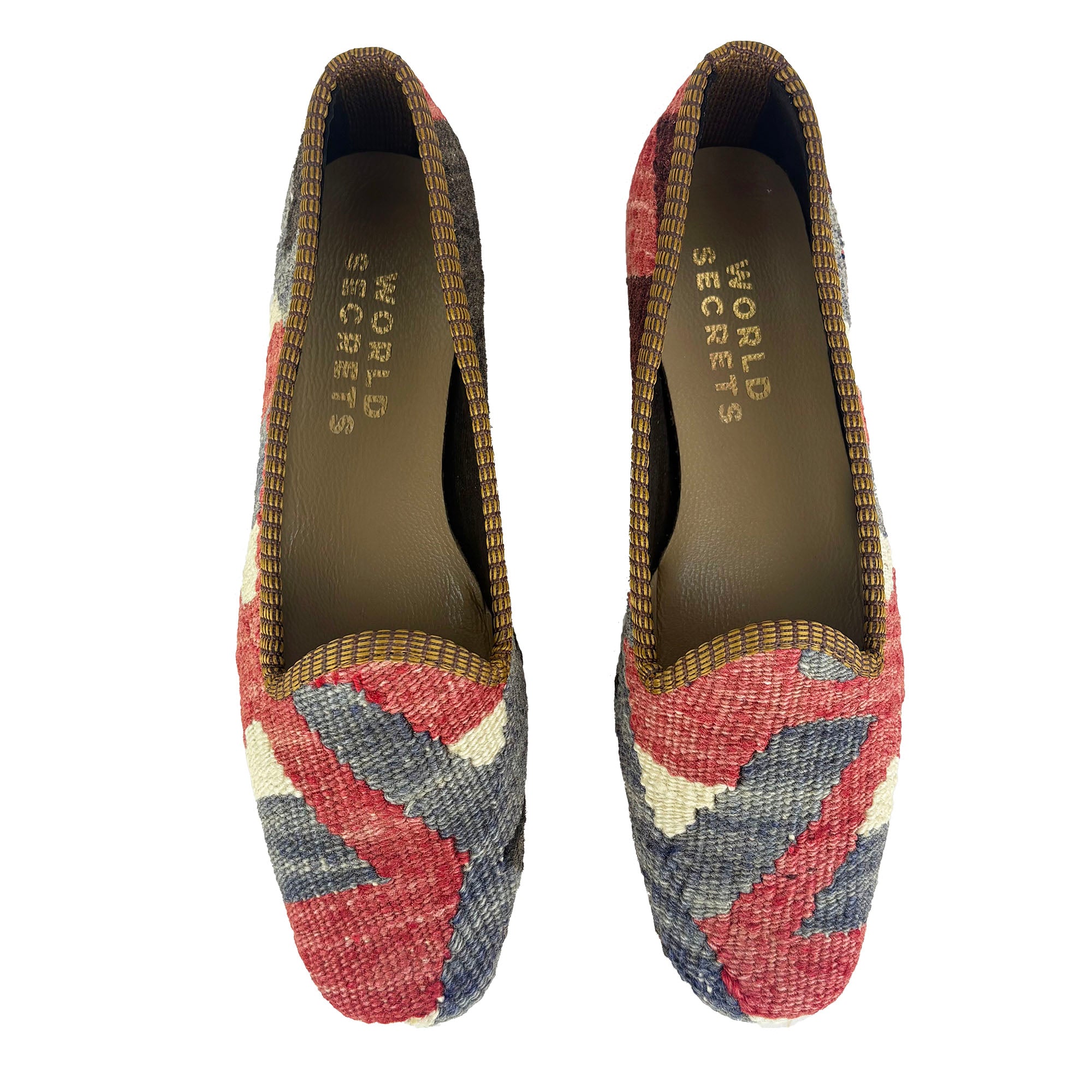 Stone - UK 5 Ladies Kilim Shoe