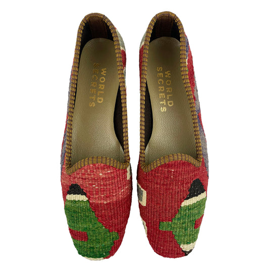Flower - UK 5 Ladies Kilim Shoe