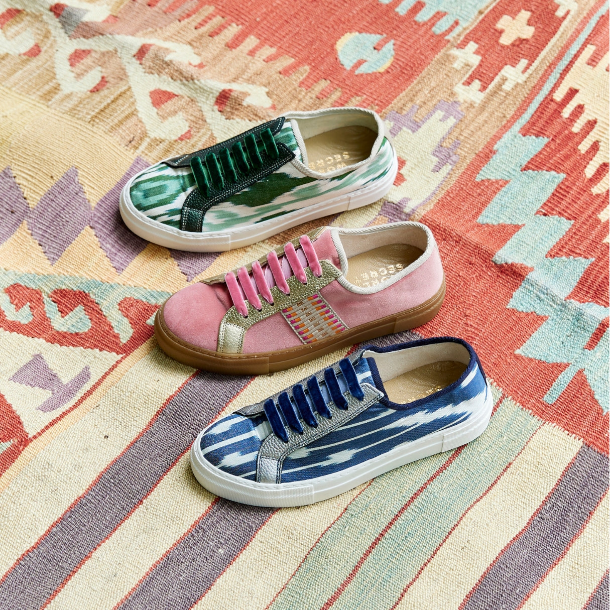 Midnight Blue - 'She Who Dares' Sneakers