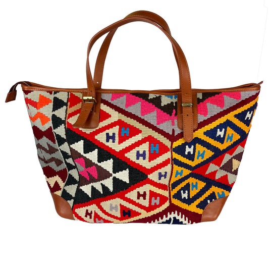 Stripe- Sophia Weekend Bag