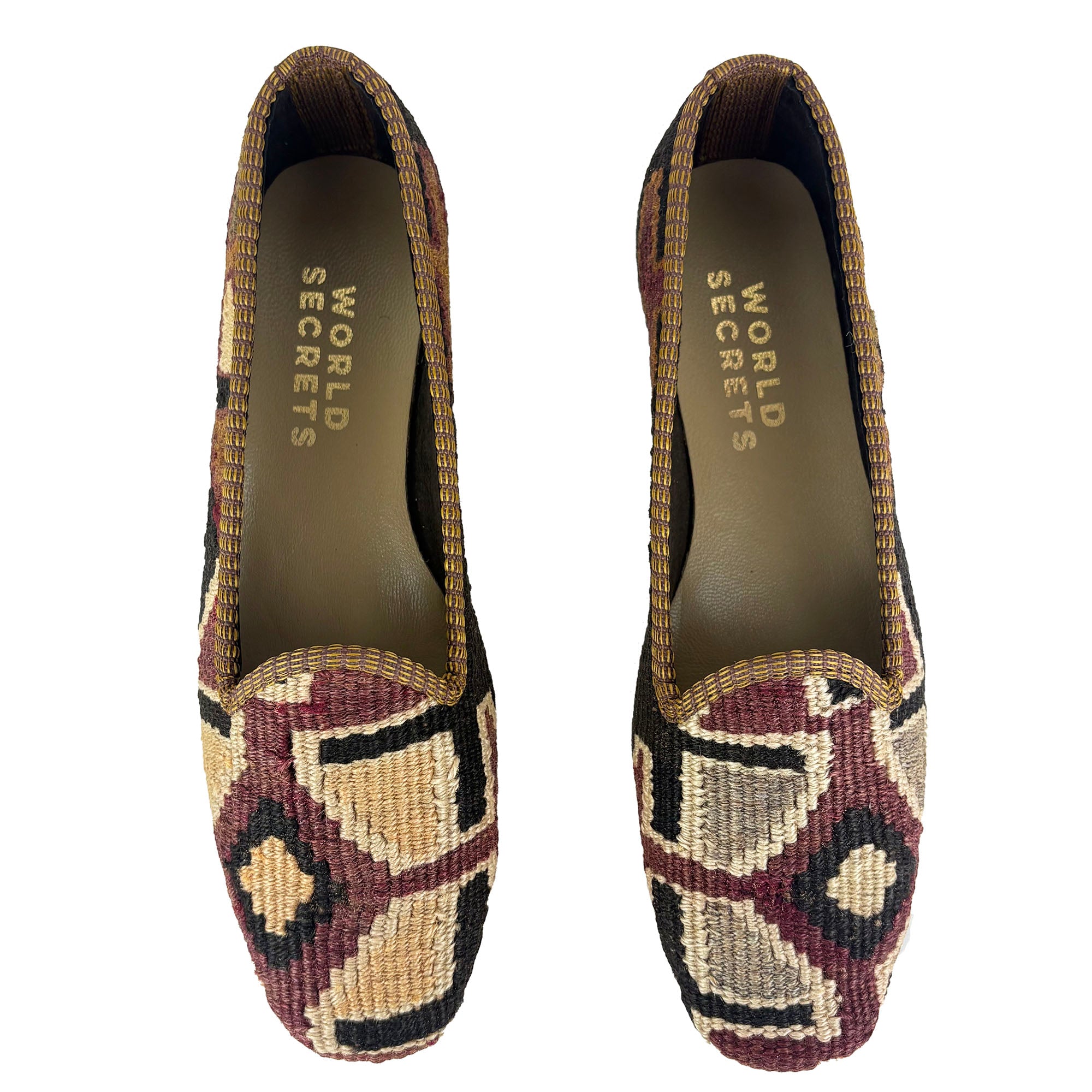 Midnight - UK 6 Ladies Kilim Shoe
