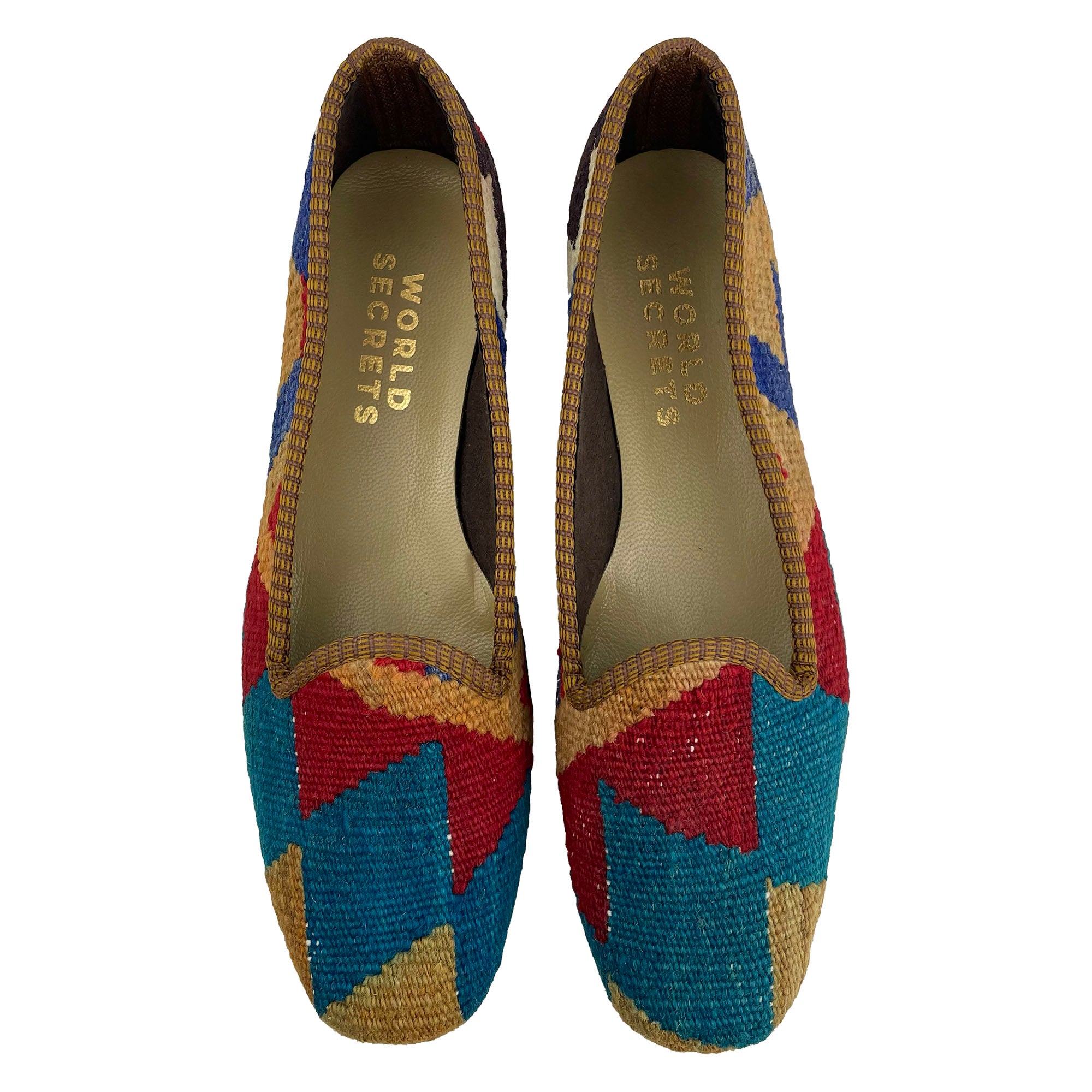 Olive - UK 7 Ladies Kilim Shoe