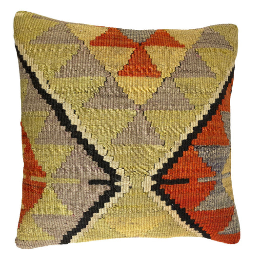 Lime - Kilim Cushion