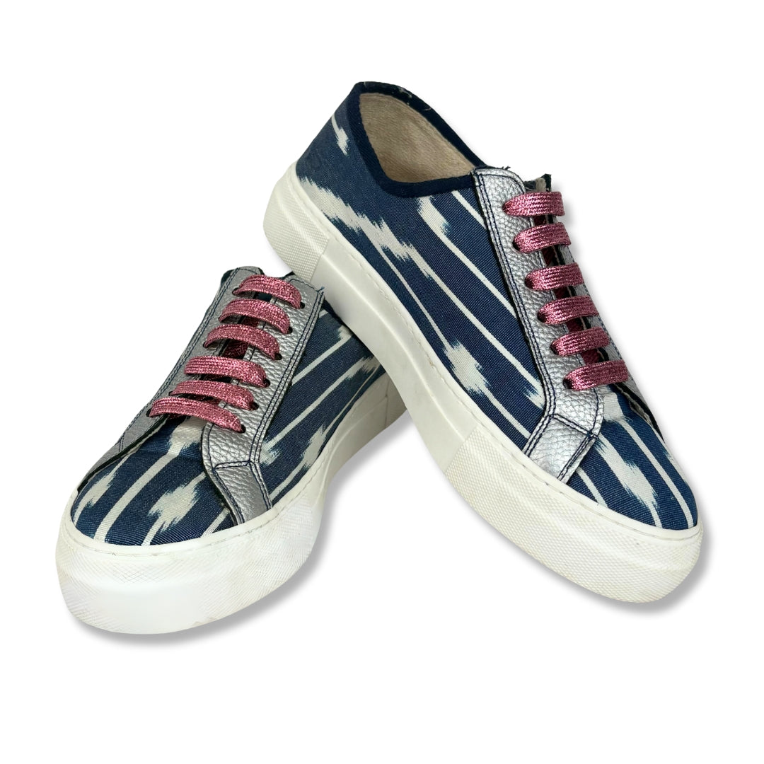 Midnight Blue - 'She Who Dares' Sneakers