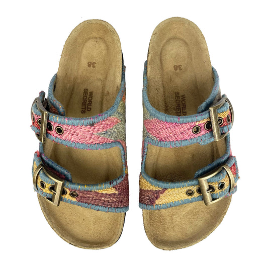 Sunset - UK 5 Kilim Sandals