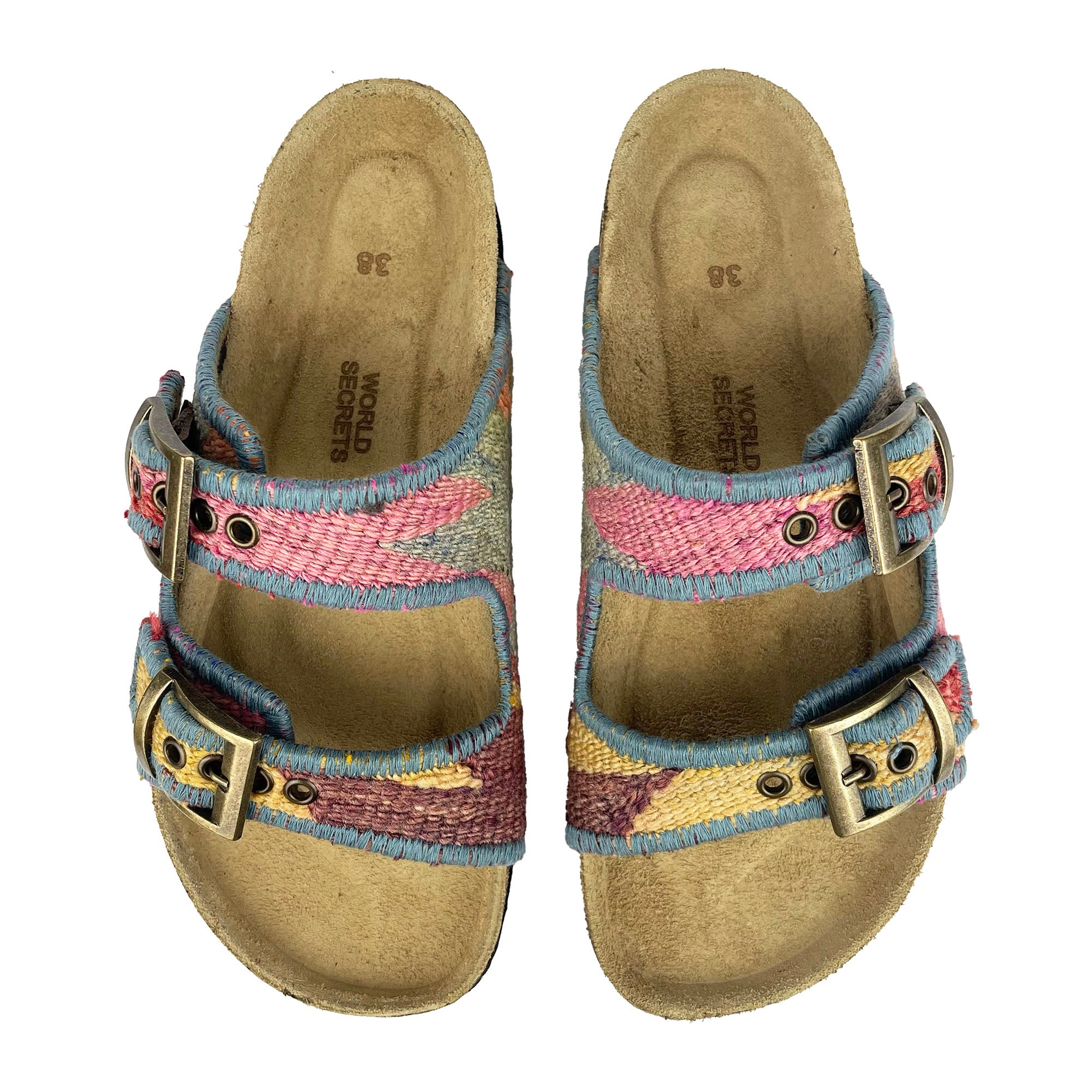 Sunset - UK 5 Kilim Sandals