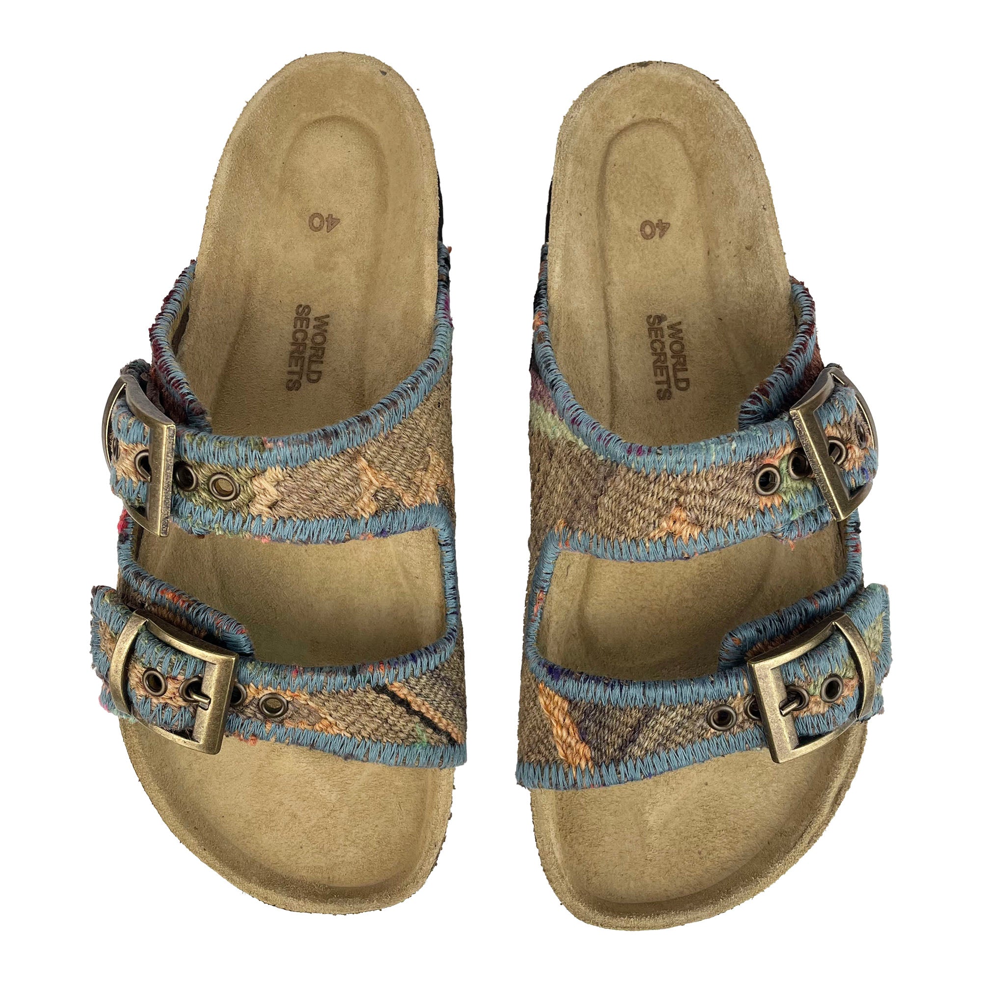 Dusk - UK 7 Kilim Sandals