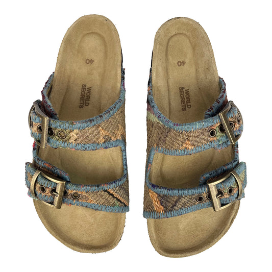 Dusk - UK 7 Kilim Sandals