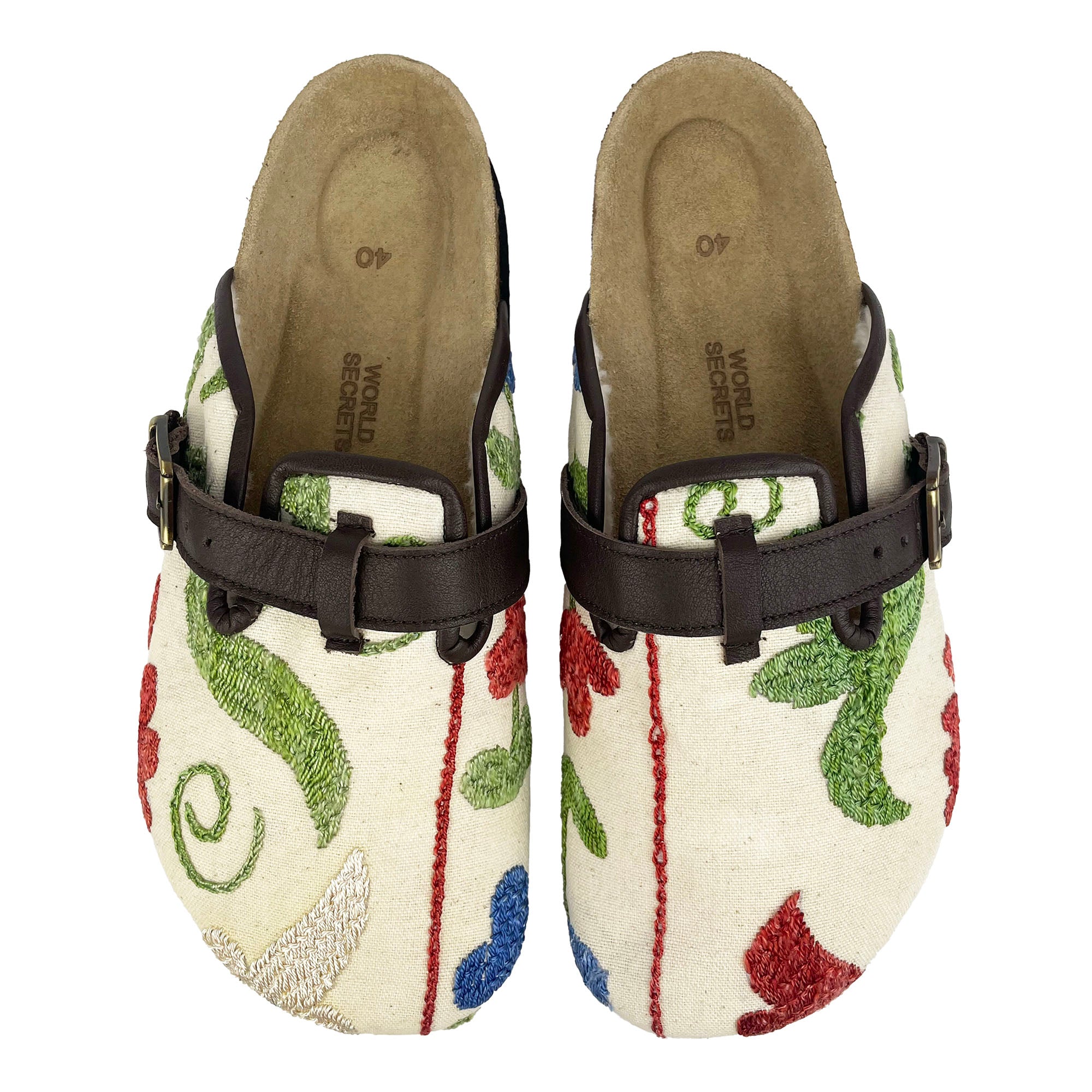 Fern - UK 7 Suzani Clog