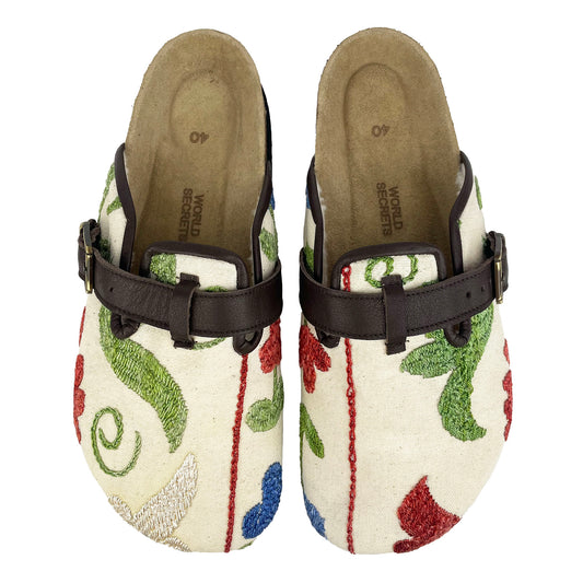 Fern - UK 7 Suzani Clog
