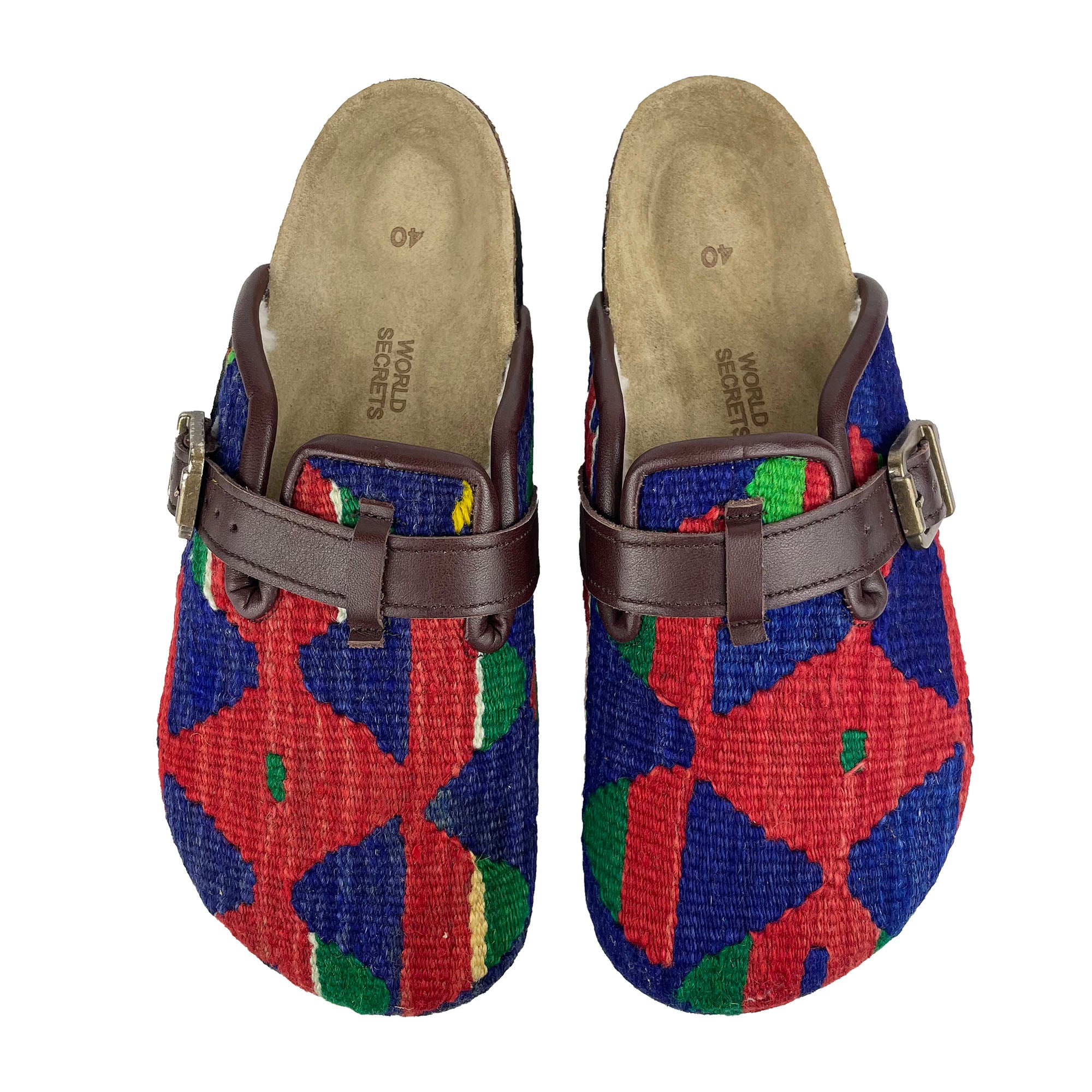 Chestnut - UK 7 Ladies Carpet Clog