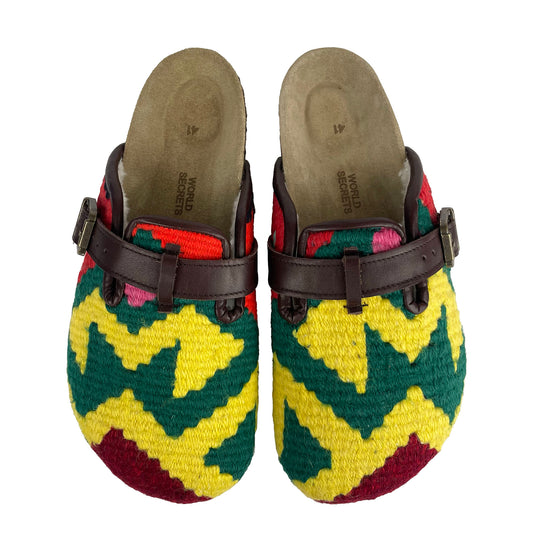 Taylor - UK 8 Ladies Carpet Clog