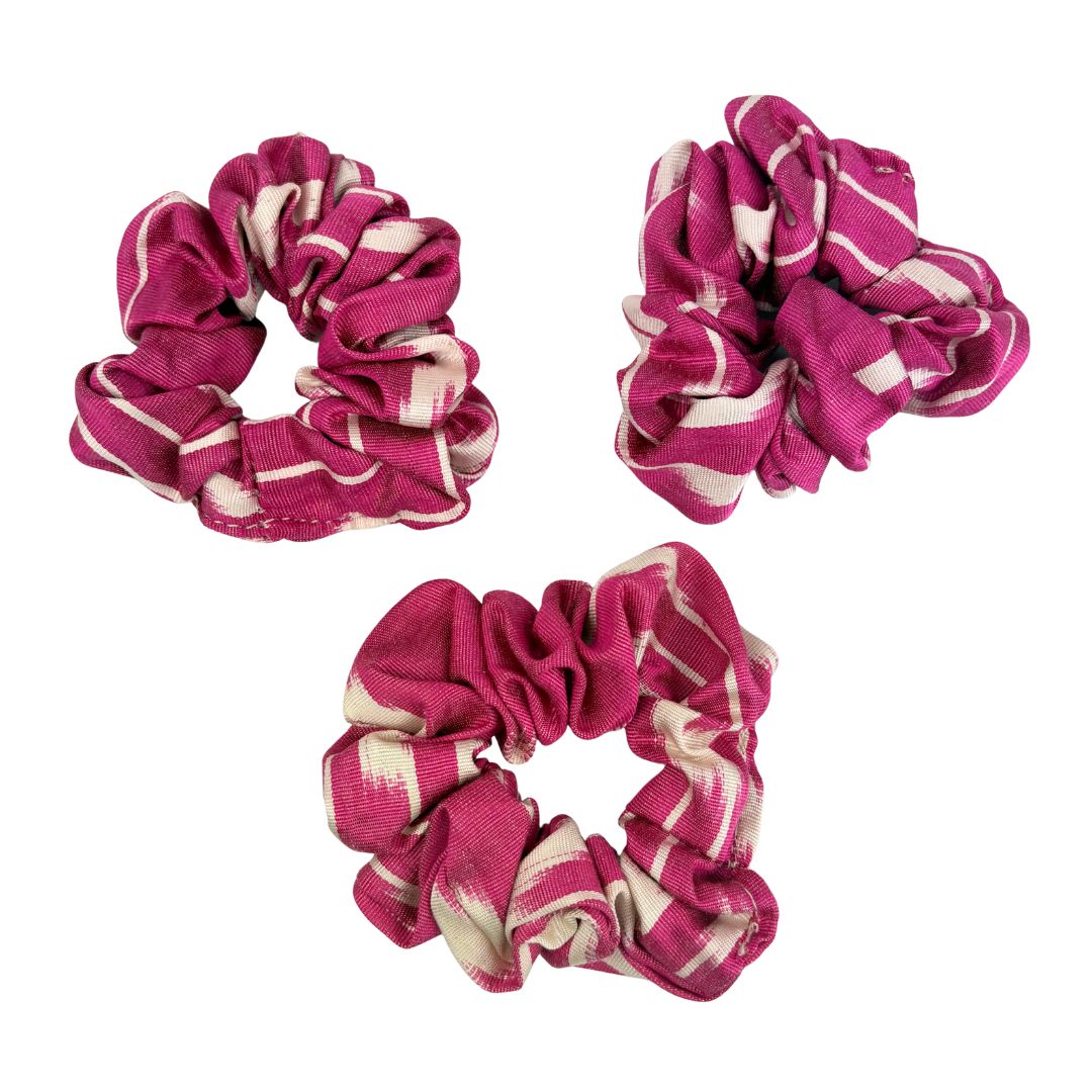 Berry - Ikat Scrunchie