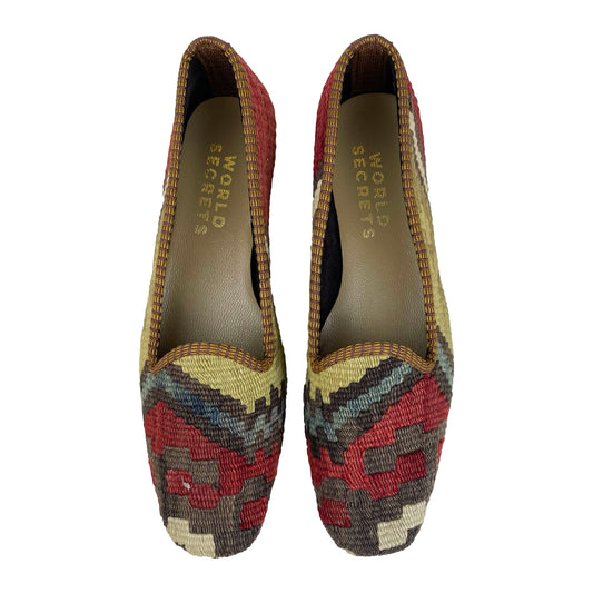 Angle - UK 5 Ladies Kilim Shoe