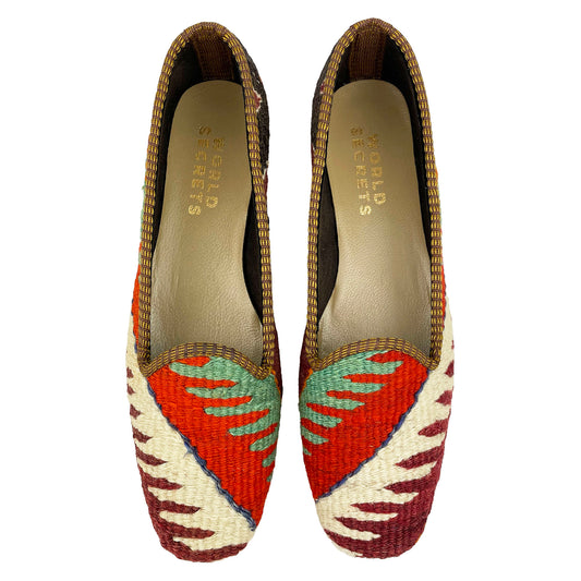 Flower - UK 8 Ladies Kilim Shoe
