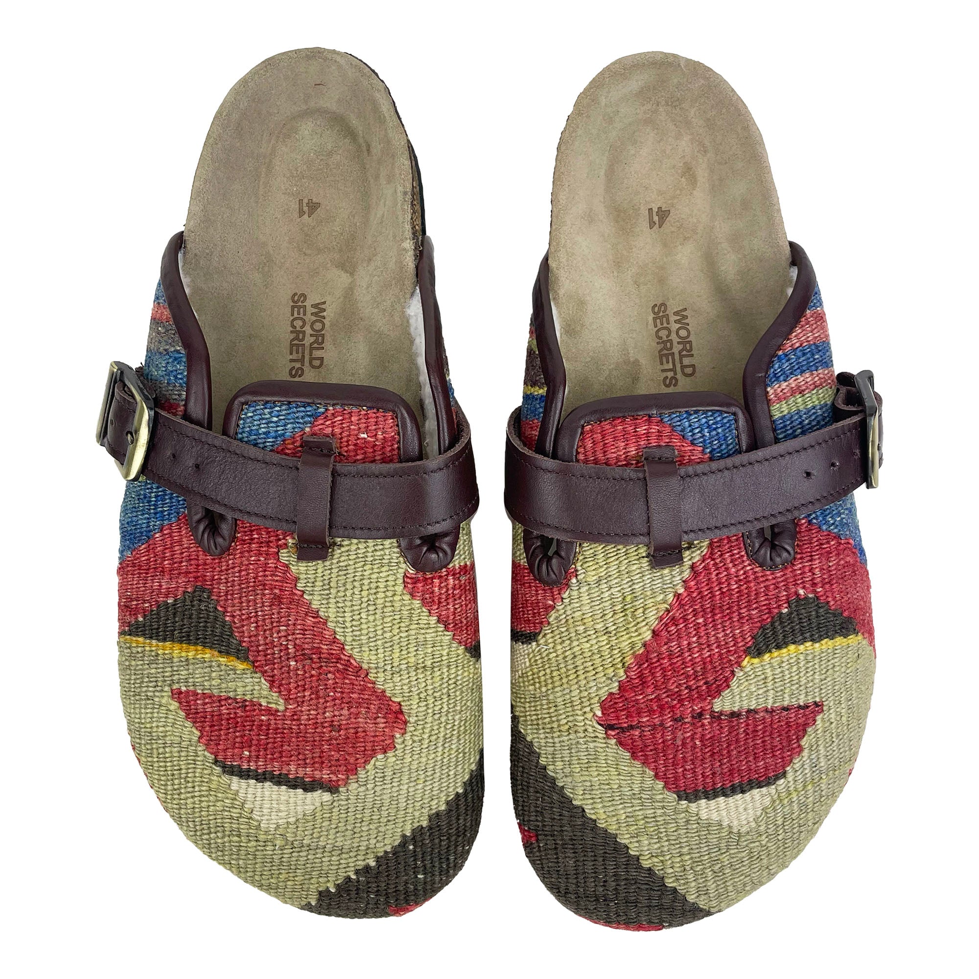Taylor - UK 8 Ladies Carpet Clog