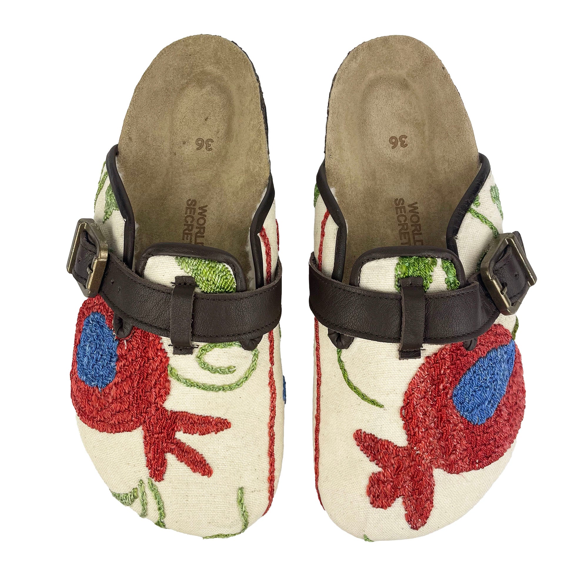 Pomegranate - UK 3 Suzani Clog