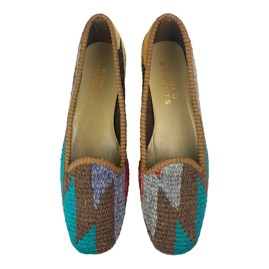 Bow - UK 6 Ladies Kilim Shoe