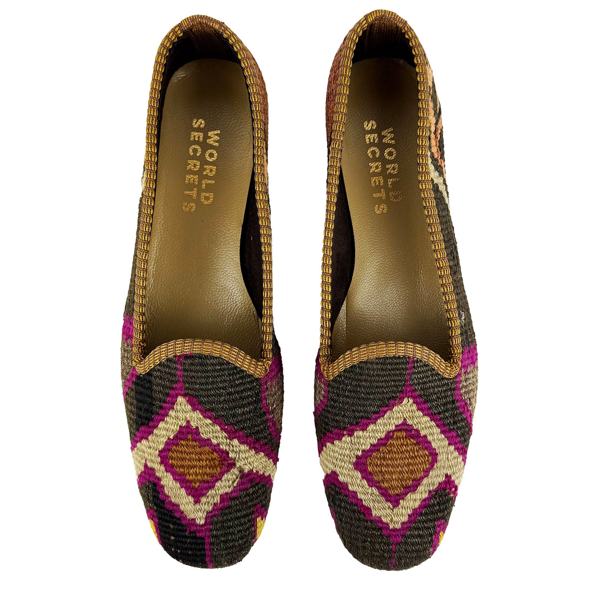 Sage - UK 9 Ladies Kilim Shoe