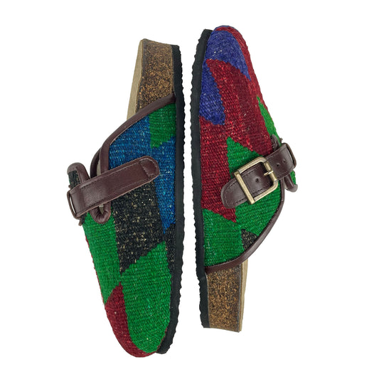 Chestnut - UK 7 Ladies Carpet Clog