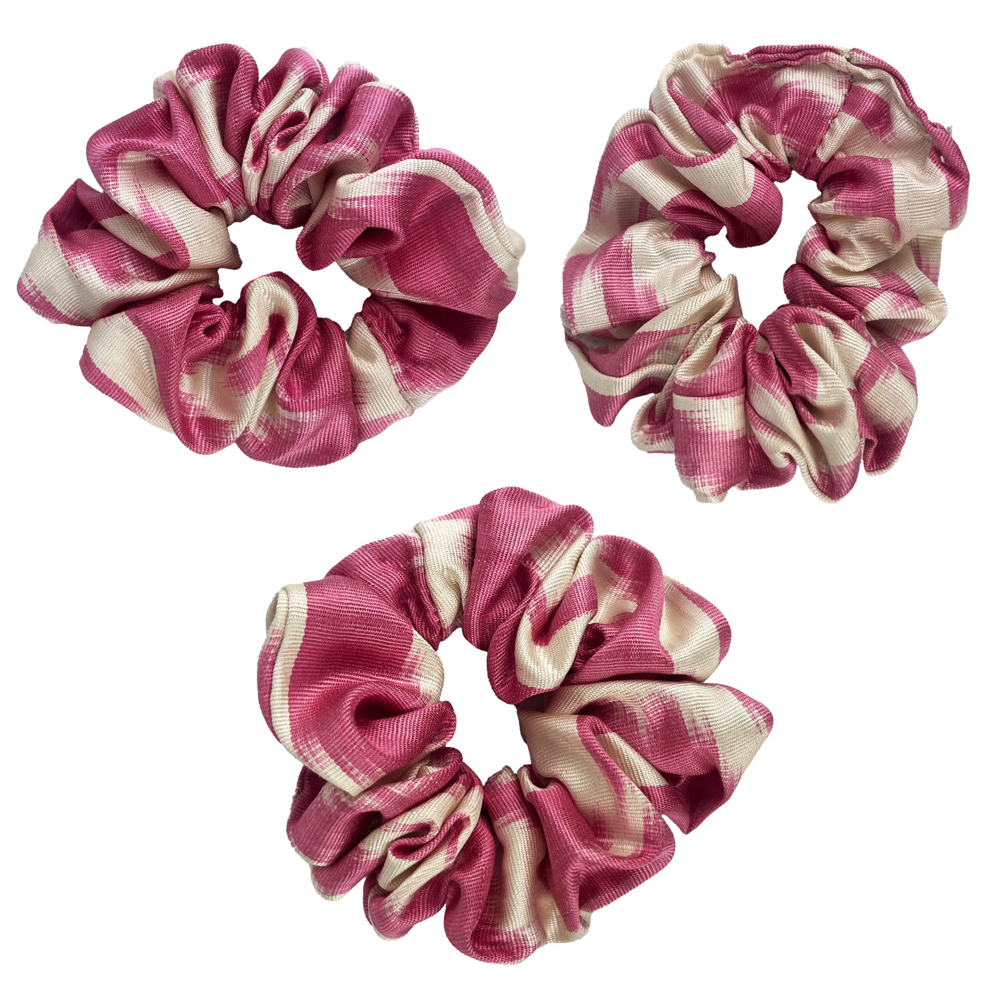 Peony - Ikat Scrunchie