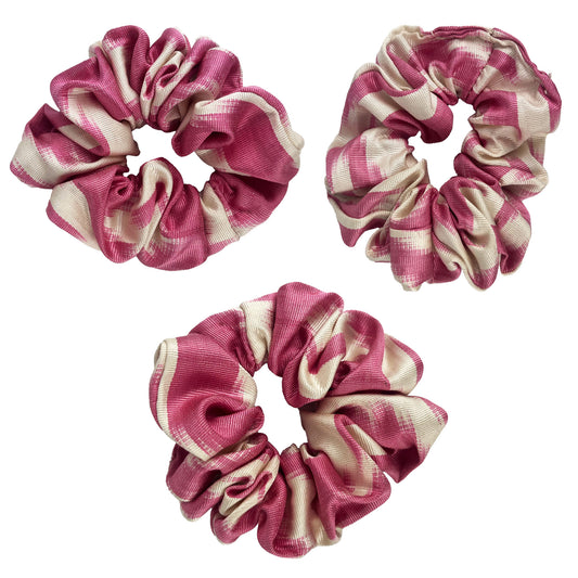 Peony - Ikat Scrunchie