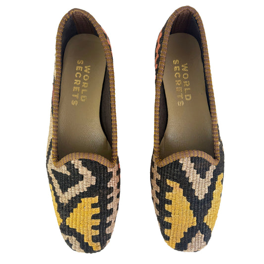 Flower - UK 4 Ladies Kilim Shoe
