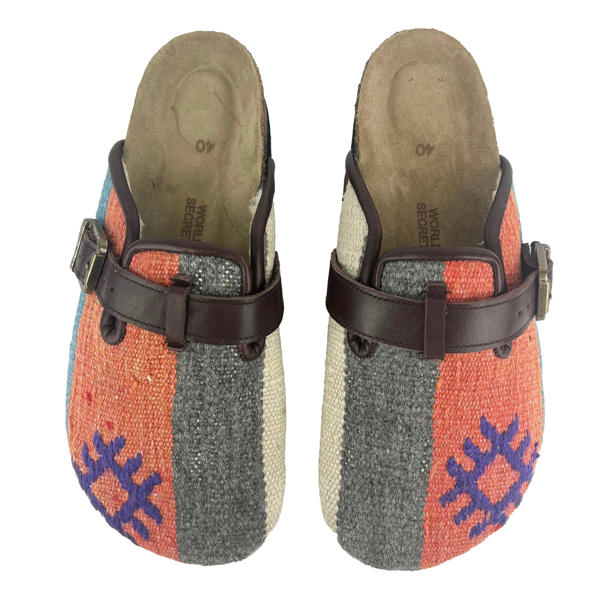 Chestnut - UK 7 Ladies Carpet Clog
