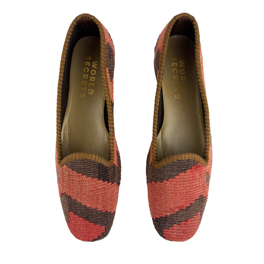 Stone - UK 5 Ladies Kilim Shoe