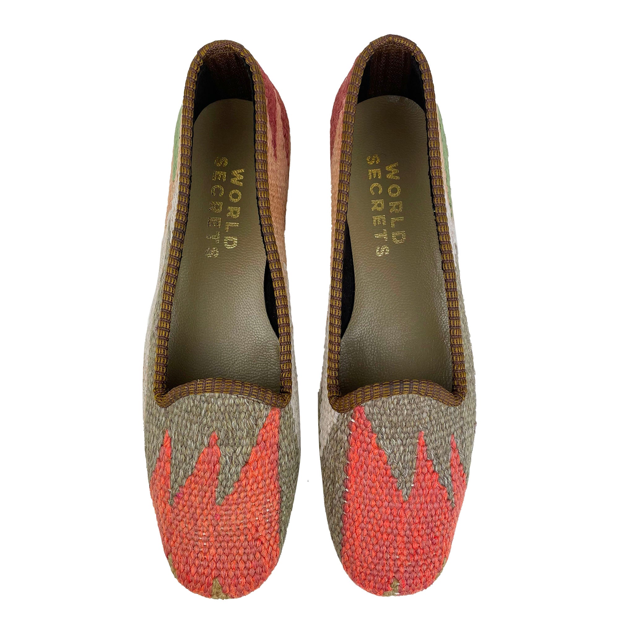Antique - UK 5 Ladies Kilim Shoe