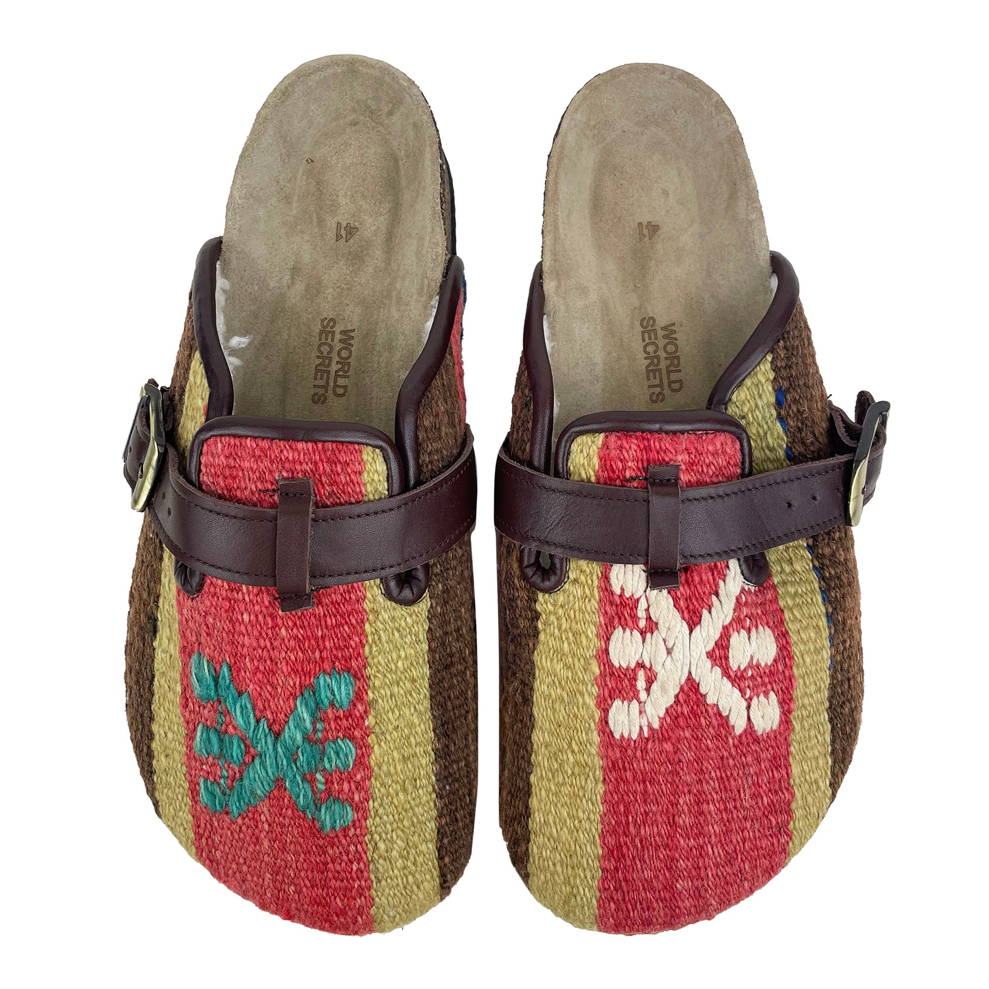 Geranium - UK 8 Ladies Carpet Clog