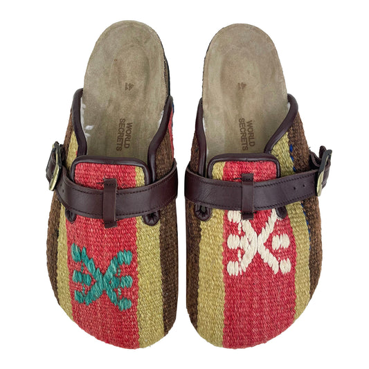 Geranium - UK 8 Ladies Carpet Clog