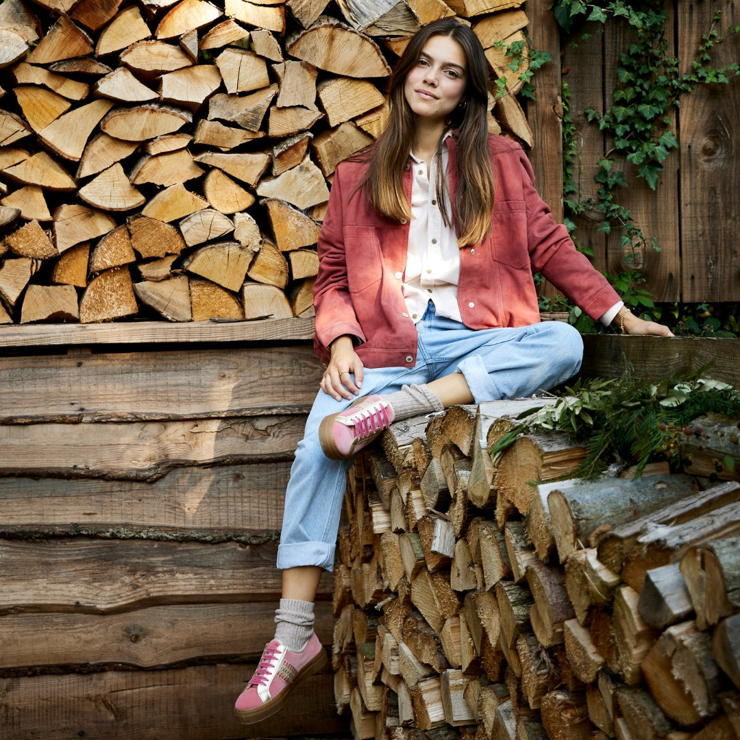 Pink Nordics - 'She Who Dares' Sneakers