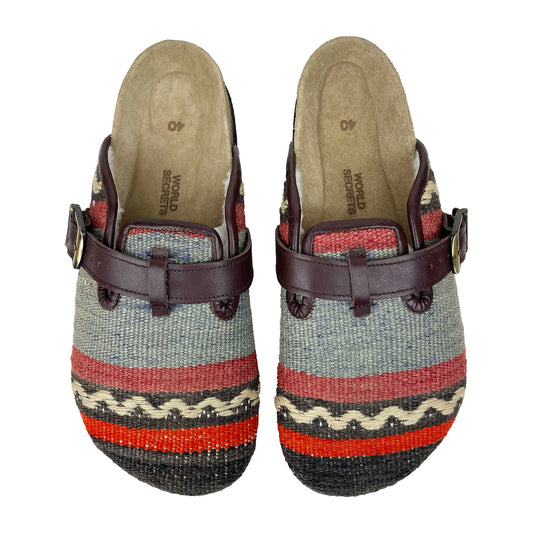 Chestnut - UK 7 Ladies Carpet Clog