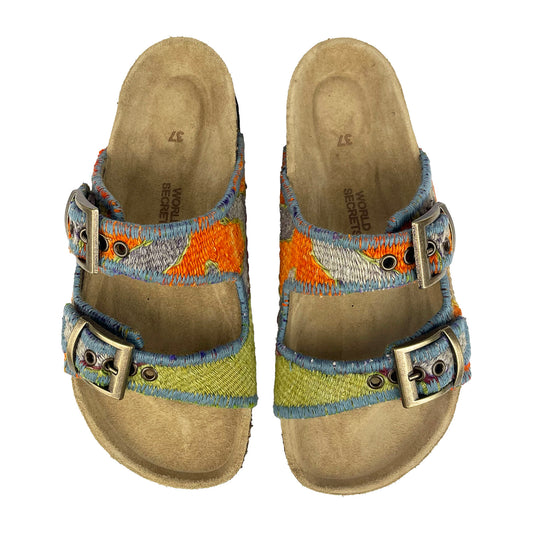 Sunrise - UK 4 Kilim Sandals