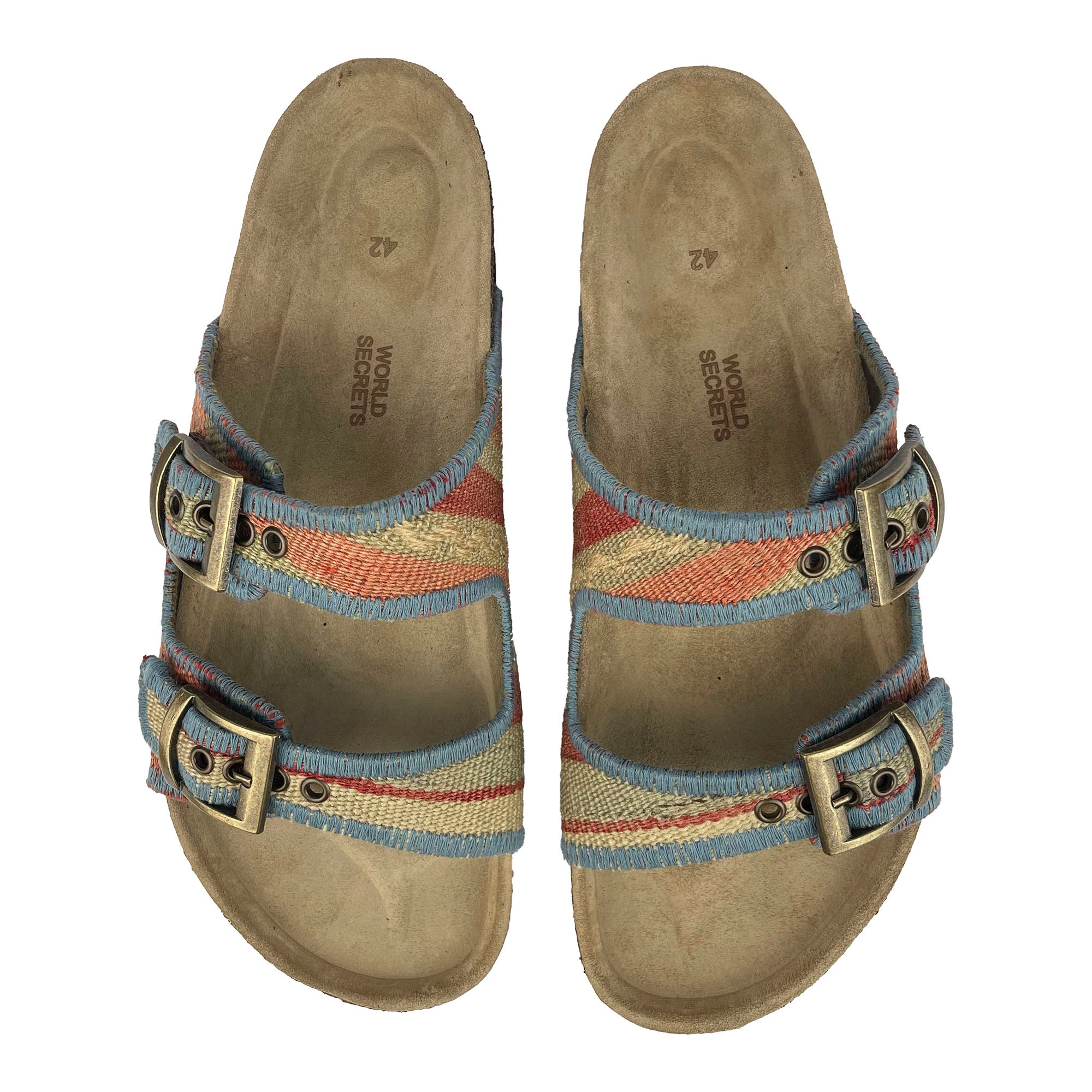 Peach - UK 9 Kilim Sandals