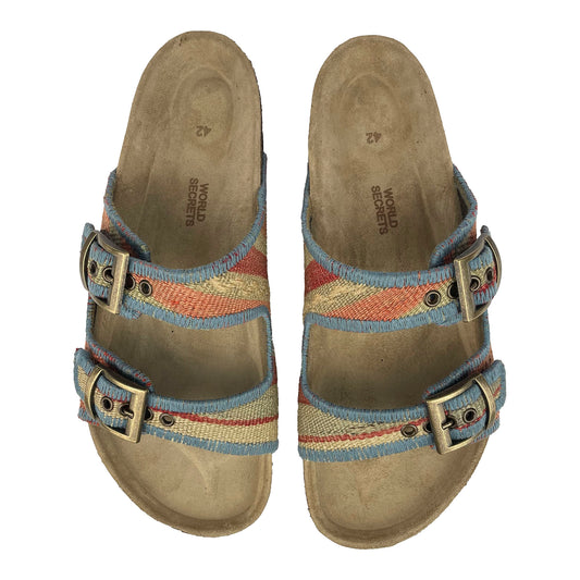 Peach - UK 9 Kilim Sandals
