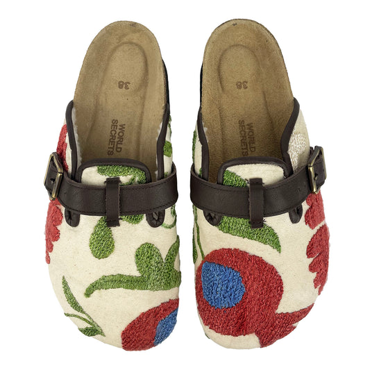 Leaf - UK 5 Suzani Clog